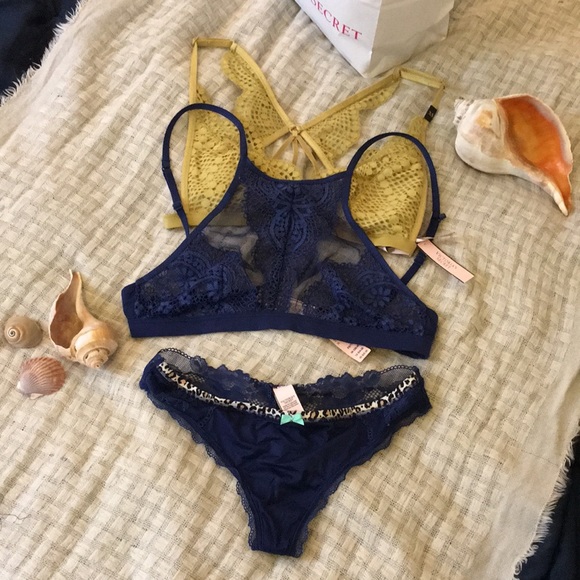 Victoria’s Secret, bralette, XS navy blue - Picture 2 of 8